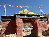 15 Entrance To Tashi Lhakhang Gompa Next To Phu Village 